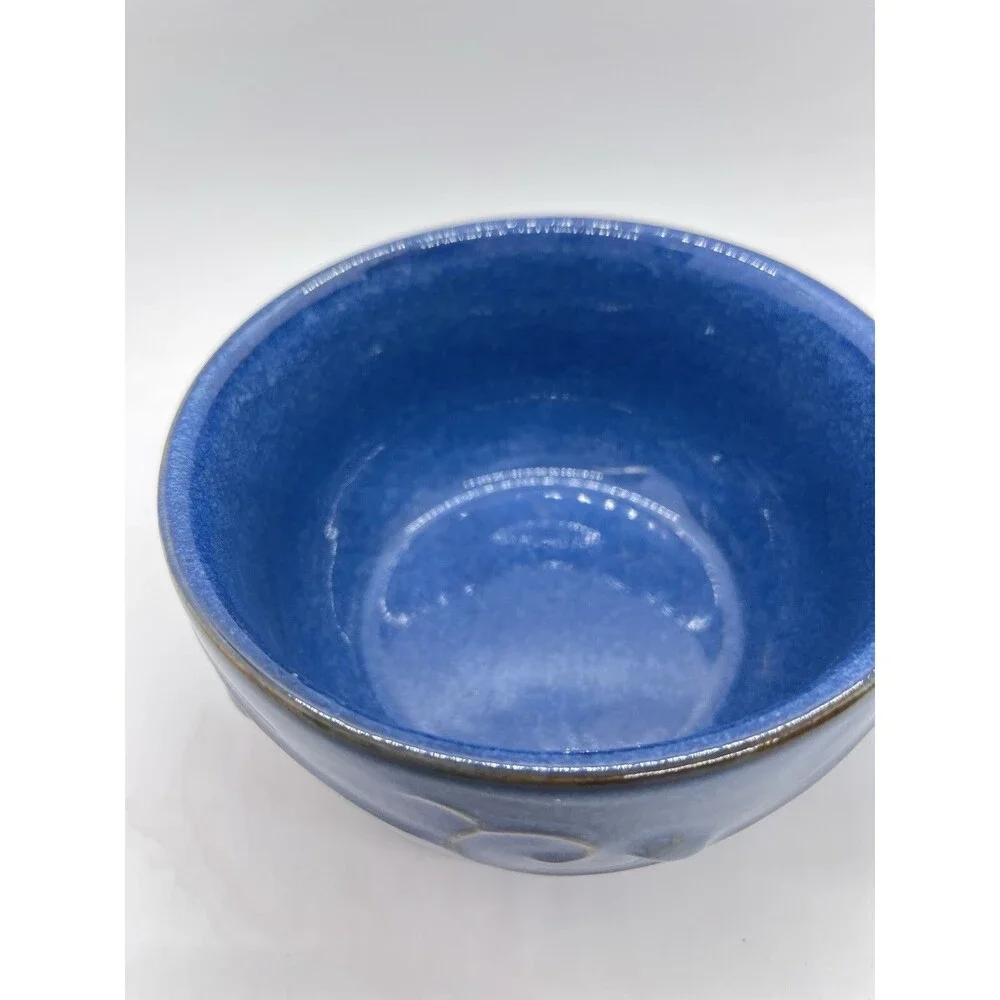 Pier 1 Blue Stoneware Coffee Mug